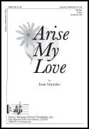 Arise My Love SA choral sheet music cover